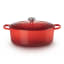 Le Creuset Signature 6.3 Litre Oval Cast Iron Casserole, 31cm Cerise