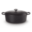 Le Creuset Signature 6.3 Litre Oval Cast Iron Casserole, 31cm Matte Black