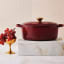 Le Creuset Signature 4.7 Litre Oval Cast Iron Casserole, 29cm - Rhone with grapes