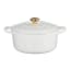 Le Creuset Signature 6.7 Litre Round Cast Iron Casserole, 28cm - White