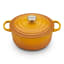 Le Creuset Signature 6.7 Litre Round Cast Iron Casserole, 28cm Nectar