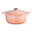 Le Creuset Peche Signature 5.3 Litre Round Cast Iron Casserole, 26cm
