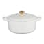 Le Creuset Signature 5.3 Litre Round Cast Iron Casserole, 26cm - White