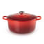 Le Creuset Signature 5.3 Litre Round Cast Iron Casserole, 26cm Cerise