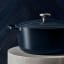 Le Creuset Signature 5.3 Litre Round Cast Iron Casserole, 26cm Matte Navy