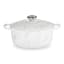 Le Creuset Signature 4.2 Litre Round Cast Iron Casserole, 24cm - Marble