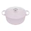 Le Creuset Signature 4.2 Litre Round Cast Iron Casserole, 24cm - Shallot