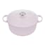 Le Creuset Signature 4.2 Litre Round Cast Iron Casserole, 24cm - Shallot