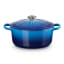 Le Creuset Classic 3.3 Litre Round Cast Iron Cocotte, 22cm - Azure