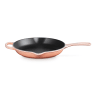 Le Creuset Signature Round Cast Iron Skillet, 26cm - Peche