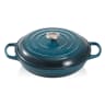 Le Creuset Signature 3.5 Litre Shallow Casserole, 30cm - Deep Teal