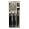 Laguiole by Andre Verdier Table Forks, 6-Piece - Black 