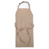 DSA Cotton Full Bib Apron - Khaki Brown