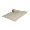 Terry Lustre Grecian Key Bath Mat, 50cm x 75cm - Brown stone