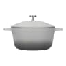 MasterClass Cast Aluminium 2.5L Casserole Pot, 20cm - Ombre Grey