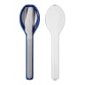 Mepal Ellipse Cutlery Set & Case, 3-Piece - Vivid Blue