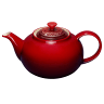 Le Creuset Stoneware Classic Teapot, 1.3L - Cerise (Cherry)