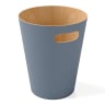 Umbra Woodrow Two-Tone Plywood Bin, 7.5L - Slate Blue
