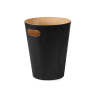 Umbra Woodrow Two-Tone Plywood Bin, 7.5L - Black