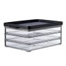 Mepal Omnia 3-Layer Meat Cuts Fridge Box - Black