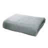 Terry Lustre Waffle Weave Bath Sheet, 525gsm - Eggshell Grey