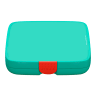 Crunchbox Classic Aqua 5-Compartment Lunchbox - Aqua