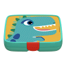 Crunchbox Classic Aqua 5-Compartment Lunchbox - Dino
