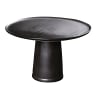 Mervyn Gers Glazed Stoneware Cake Stand - Satin Matte Black