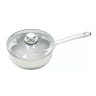 KitchenCraft Clearview Stainless Steel Egg Poacher - 4 Hole 