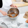 Tovolo Flex-Core Wood Handled Spatula - Oyster Gray