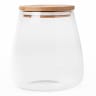 Humble & Mash Belly Glass Canister with Bamboo Lid - 700ml 