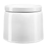 JAN Flat Stackable Sugar Pot - White
