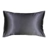 Satin Pillow Slip, 45cm x 70cm - Dark Charcoal