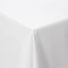 DSA White Polycotton Rectangular Tablecloth - 12-Seater 