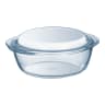 Pyrex Round Glass Casserole with Lid - 3L 