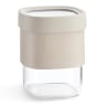 Lekue Flip Medium Storage Container - Taupe