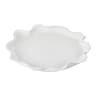 Le Creuset Stoneware Ruffle Serving Platter, 36cm - White