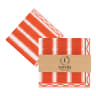 Tavola Stripe Biodegradable Paper Napkins, Pack of 25 - Red