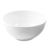 Jenna Clifford Embossed Lines Cereal Bowls, Set of 4 - Super White