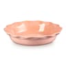 Le Creuset Ruffled Stoneware Pie Dish, 23cm - Peche