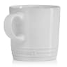 Le Creuset Stoneware Cappuccino Mug, 200ml - White
