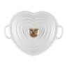 Le Creuset Signature Cast Iron Shallow Heart Casserole, 20cm - White