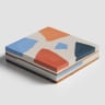 Alkaline Chunky Terrazzo Square Coasters, Set of 2 - Creme