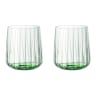 Spiegelau Crystal Lifestyle Whiskey Tumblers, Set of 2 - Leaf-Green