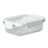 Kitchen Pro VersaLock Rectangular Glass Container - 640ml 