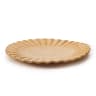 Mervyn Gers Paper Collection Glazed Scalloped Stoneware Dinner Plate, 23cm - Kalahari