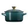 Le Creuset Holly Mini Stoneware Round Cocotte, 10cm - Artichaut