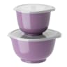 Rosti Margrethe Mixing Bowls with Lids, Set of 2 - Lavender 