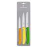 Victorinox Swiss Classic Prism Paring Knife Set, 3-Piece - Orange 