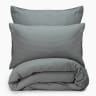Thread Office Grey Kashmir Waffle Duvet Cover Set - Queen 